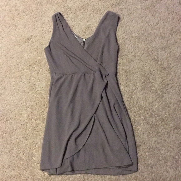 Flirty Gray Dress - Picture 4 of 7